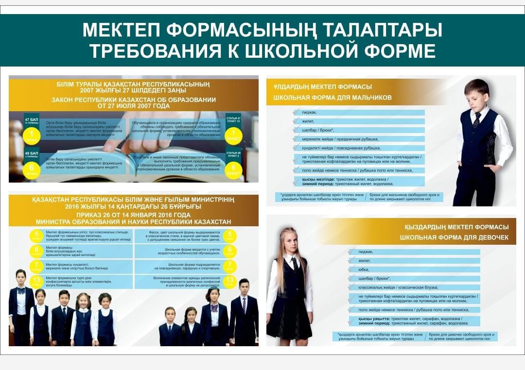 Информация по школьной форме